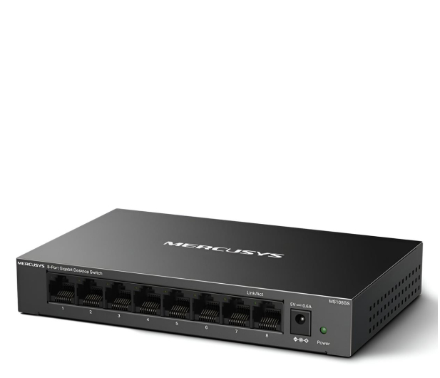 Mercusys MS108GS (8x10/100/1000Mbit) - 1321865 - zdjęcie 3